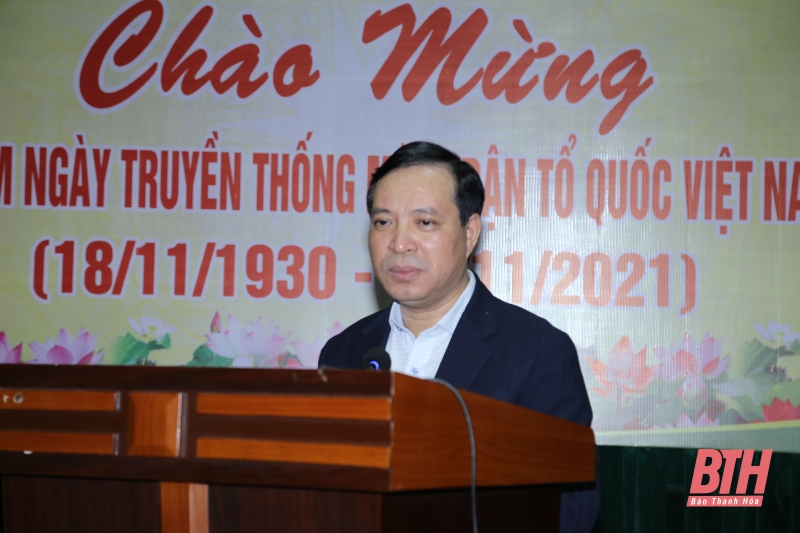Phó Bí thư Thường trực Tỉnh ủy Lại Thế Nguyên chúc mừng kỷ niệm 91 năm ngày truyền thống Mặt trận tổ quốc Việt Nam