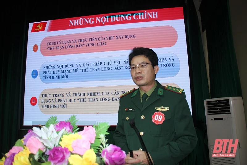 Hội thi báo cáo viên, tuyên truyền viên giỏi cấp tỉnh cụm số 1