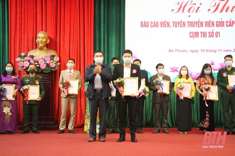 Hội thi báo cáo viên, tuyên truyền viên giỏi cấp tỉnh cụm số 1