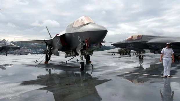 Rơi máy bay chiến đấu F-35 của Anh ở khu vực Địa Trung Hải