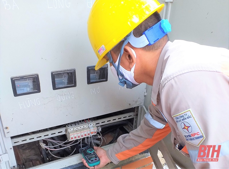 PC Thanh Hóa tăng cường kiểm tra công tác kinh doanh bán điện