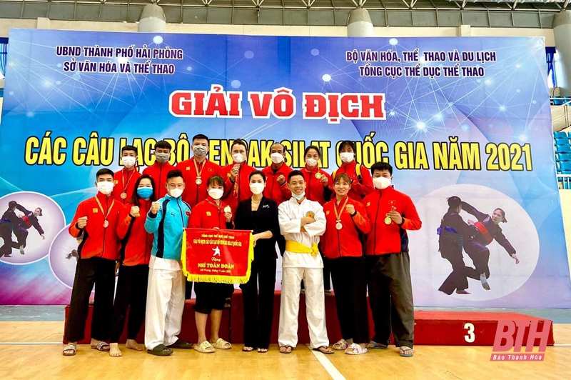 Thanh Hóa xếp thứ nhì toàn đoàn tại Giải vô địch các CLB Pencak Silat quốc gia năm 2021