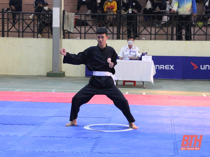 Hơn 200 vận động viên tranh tài tại Giải võ thuật cổ truyền Đại hội TDTT tỉnh Thanh Hóa lần thứ IX