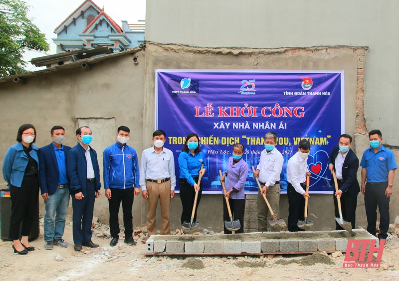 Xây dựng nhà nhân ái cho hộ nghèo tại huyện Hậu Lộc