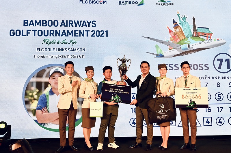 Golfer trẻ Nguyễn Anh Minh vô địch giải Bamboo Airways Golf Tournament 2021