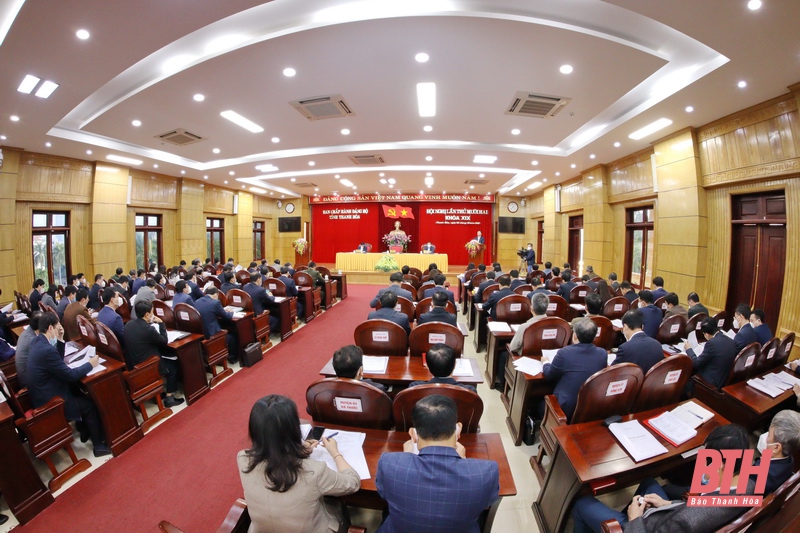 Hội nghị Ban Chấp hành Đảng bộ tỉnh lần thứ Mười hai: Đánh giá tình hình thực hiện nhiệm vụ năm 2021; cho ý kiến vào mục tiêu, giải pháp năm 2022