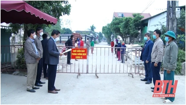 Huyện Thọ Xuân thu hẹp khoanh vùng tạm thời xã Xuân Sinh và thôn Bất Căng 1