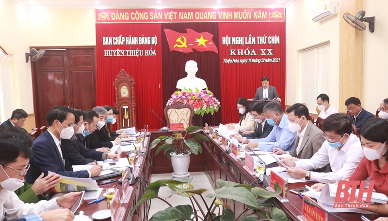 Đảng bộ huyện Thiệu Hoá triển khai nhiệm vụ năm 2022