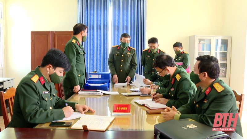 Kiểm tra công tác tuyển quân năm 2022 tại huyện Quảng Xương