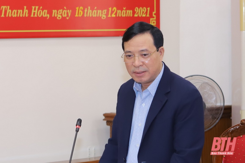 Ban Thường vụ Tỉnh ủy cho ý kiến vào Đề án xây dựng và phát triển huyện Thọ Xuân