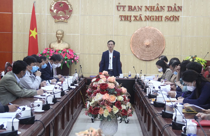 Giám sát việc sắp xếp các đơn vị hành chính cấp xã trên địa bàn thị xã Nghi Sơn