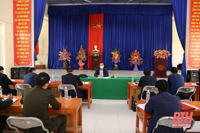 Chủ tịch UBND tỉnh Đỗ Minh Tuấn kiểm tra, chỉ đạo công tác phòng, chống dịch tại huyện Thường Xuân và Thọ Xuân