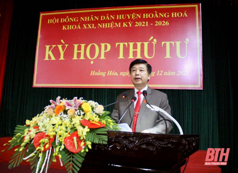 Huyện Hoằng Hóa có 31/32 chỉ tiêu hoàn thành và hoàn thành vượt mức kế hoạch năm 2021