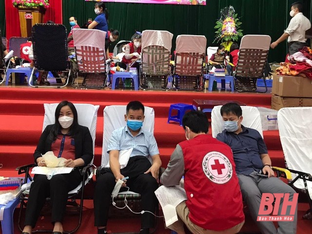 Huyện Thường Xuân tổ chức Ngày hội hiến máu năm 2021
