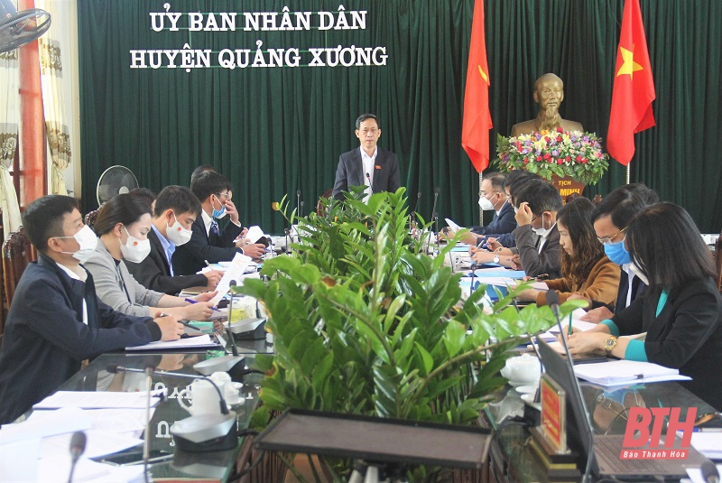 Giám sát việc sắp xếp các đơn vị hành chính cấp xã tại huyện Quảng Xương