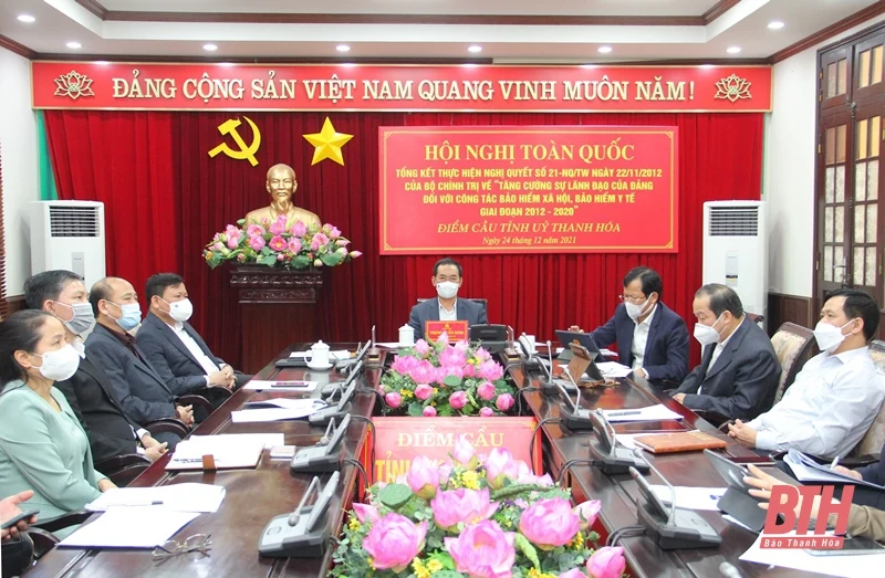Tiếp tục tăng cường công tác lãnh đạo, chỉ đạo thực hiện chính sách bảo hiểm xã hội, bảo hiểm y tế theo tinh thần các nghị quyết của Trung ương