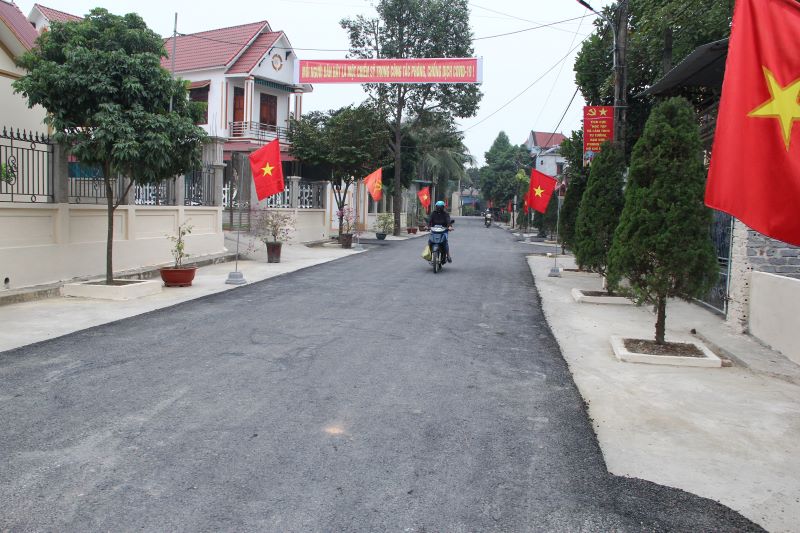 Xuân Hòa đủ điểu kiện đề nghị công nhận xã Nông thôn mới kiểu mẫu