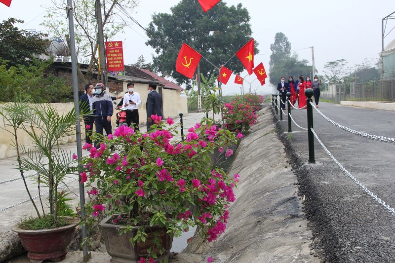 Xuân Hòa đủ điểu kiện đề nghị công nhận xã Nông thôn mới kiểu mẫu