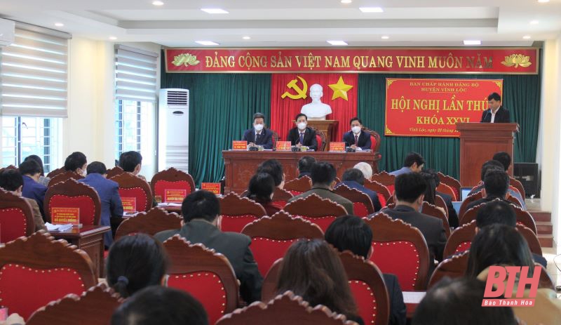 Huyện Vĩnh Lộc có 21/26 chỉ tiêu chủ yếu hoàn thành và hoàn thành vượt mức kế hoạch