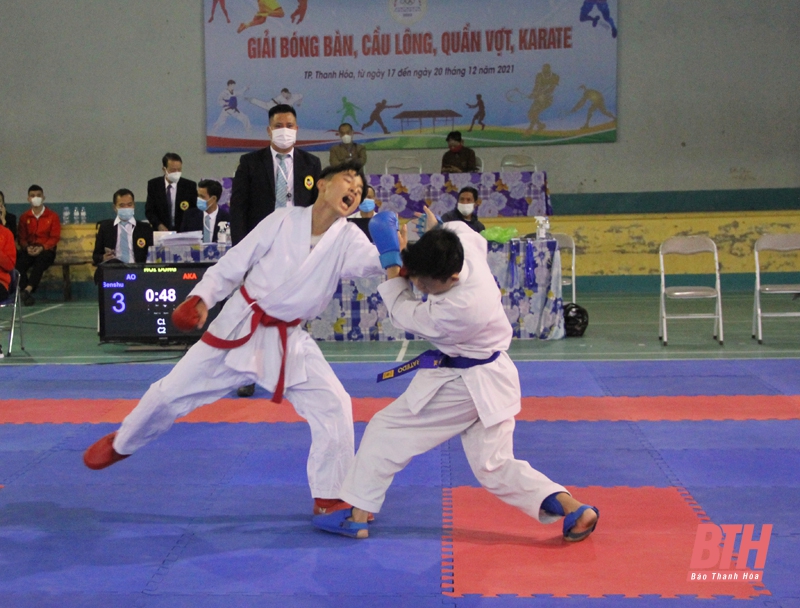 TP Thanh Hóa nhất toàn đoàn tại Giải bóng bàn, cầu lông, quần vợt, karate - Đại hội TDTT tỉnh Thanh Hóa lần thứ IX