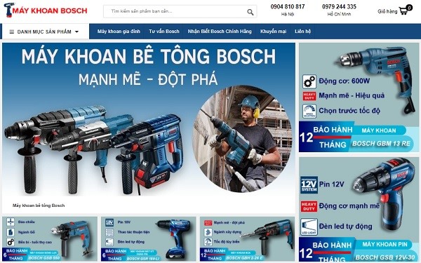 Máy khoan Bosch chính hãng của nước nào? Nên mua hay không?
