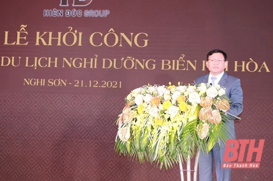 Khởi công dự án tổ hợp du lịch nghỉ dưỡng biển Hải Hoà