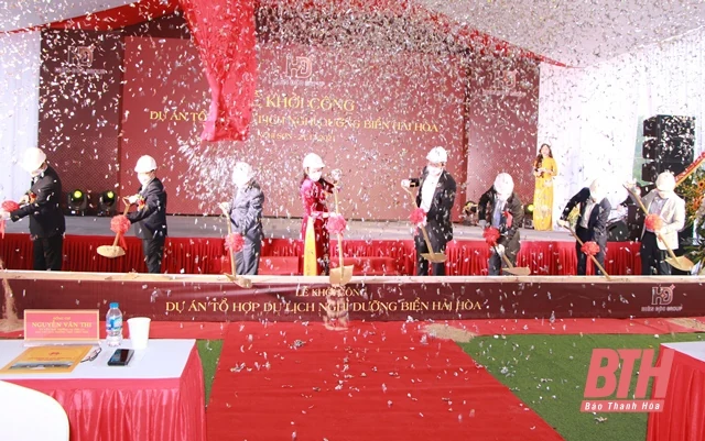Khởi công dự án tổ hợp du lịch nghỉ dưỡng biển Hải Hoà