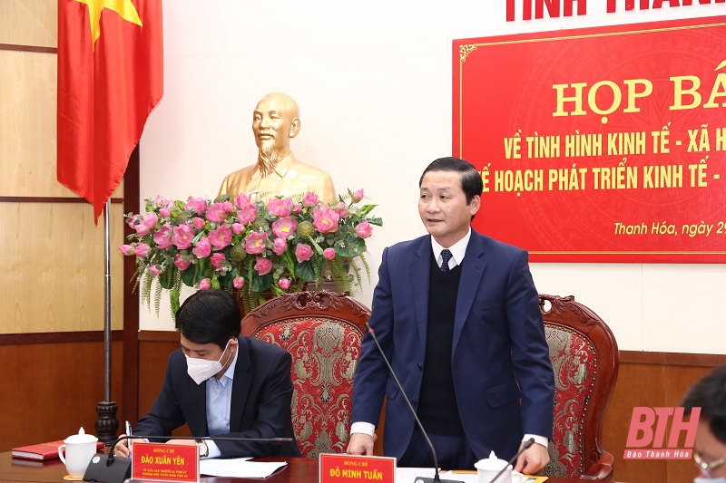 UBND tỉnh Thanh Hóa họp báo thường kỳ quý IV năm 2021