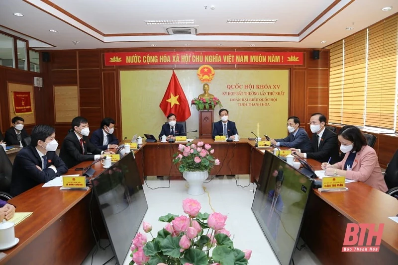 Khai mạc Kỳ họp bất thường lần thứ Nhất, Quốc hội khóa XV