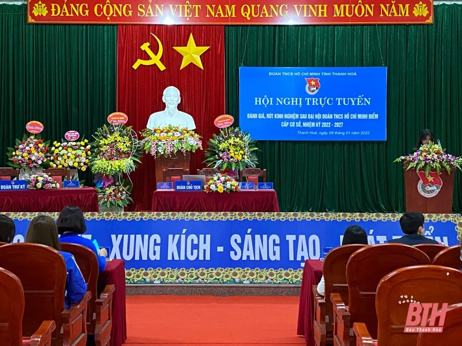 Đánh giá, rút kinh nghiệm sau Đại hội điểm Đoàn TNCS Hồ Chí Minh cấp cơ sở, nhiệm kỳ 2022-2027