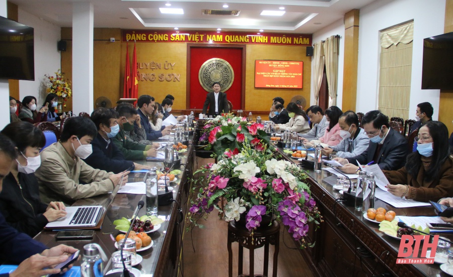 Huyện Đông Sơn gặp mặt các cơ quan báo chí nhân dịp Xuân Nhâm Dần 2022