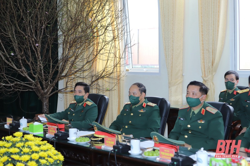Đại tướng Phan Văn Giang, Ủy viên Bộ Chính trị, Bộ trưởng Bộ Quốc phòng thăm và chúc tết tại tỉnh Thanh Hóa