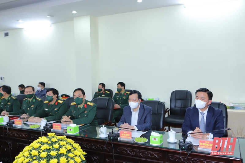 Đại tướng Phan Văn Giang, Ủy viên Bộ Chính trị, Bộ trưởng Bộ Quốc phòng thăm và chúc tết tại tỉnh Thanh Hóa