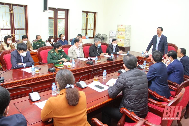 Phó Bí thư Tỉnh ủy Trịnh Tuấn Sinh kiểm tra tình hình sản xuất và đời sống Nhân dân TP Sầm Sơn