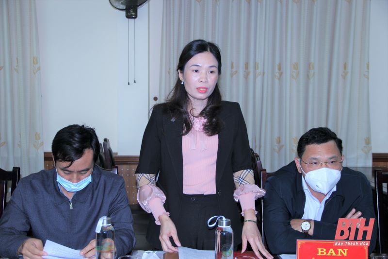 Thẩm định mức độ đạt chuẩn nông thôn mới nâng cao cho 5 xã thuộc huyện Quảng Xương và Thọ Xuân