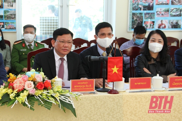 Đoàn đại biểu tỉnh Hủa Phăn thăm, chúc tết chính quyền và Nhân dân tỉnh Thanh Hóa