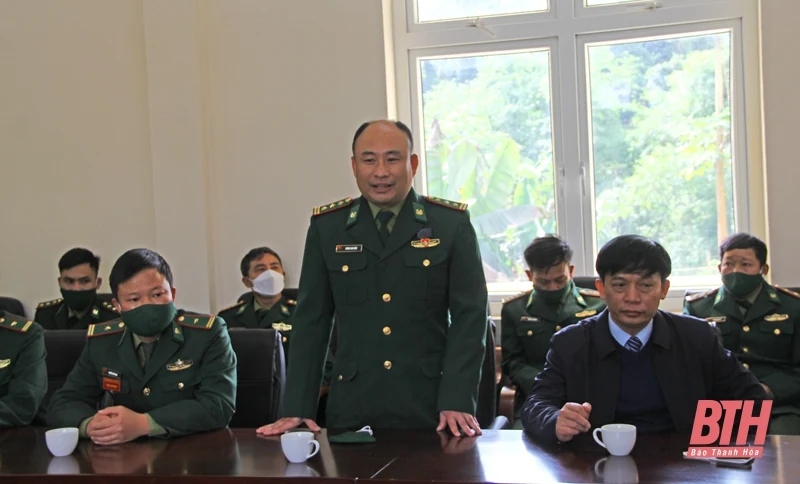Sở VH,TT&DL thăm và tặng quà cán bộ, chiến sỹ Đồn Biên phòng Tam Thanh