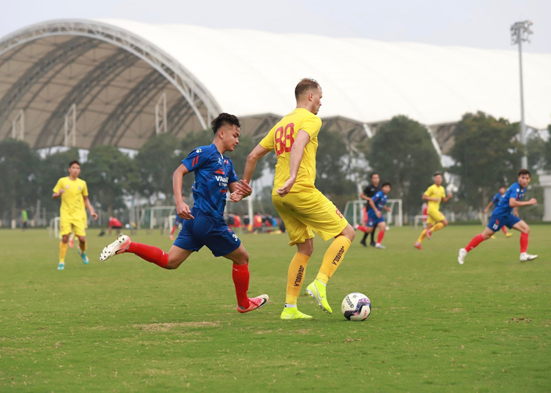 Đông Á Thanh Hóa kết thúc đợt tập huấn bằng chiến thắng trước FC Phố Hiến