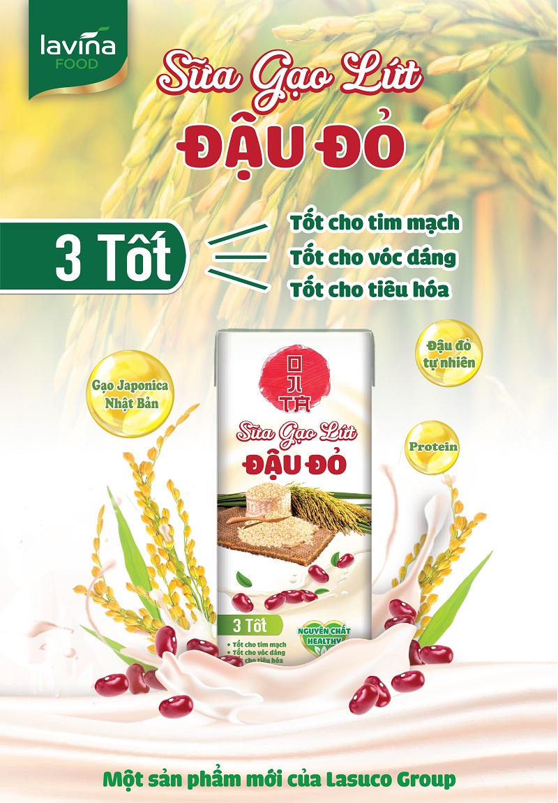 Sữa gạo lứt đậu đỏ Ojita : Sự kết hợp hoàn hảo giữa hạt gạo lứt Japonica Nhật Bản và đậu đỏ