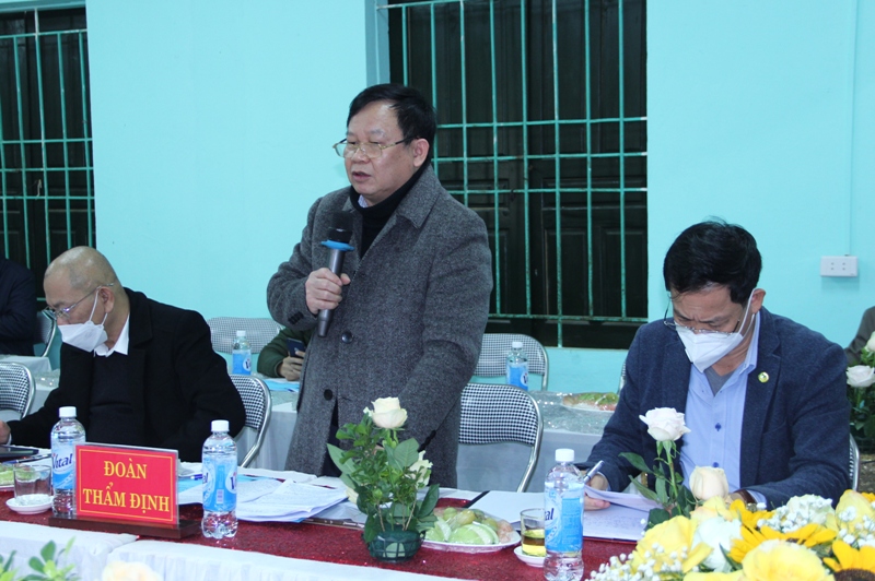 Thẩm định đạt chuẩn nông thôn mới cho xã miền núi Cẩm Yên