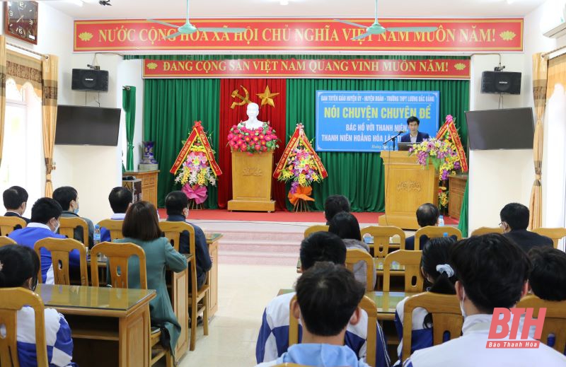 Huyện Hoằng Hóa tổ chức nói chuyện chuyên đề “Bác Hồ với thanh niên, thanh niên Hoằng Hóa làm theo lời Bác”