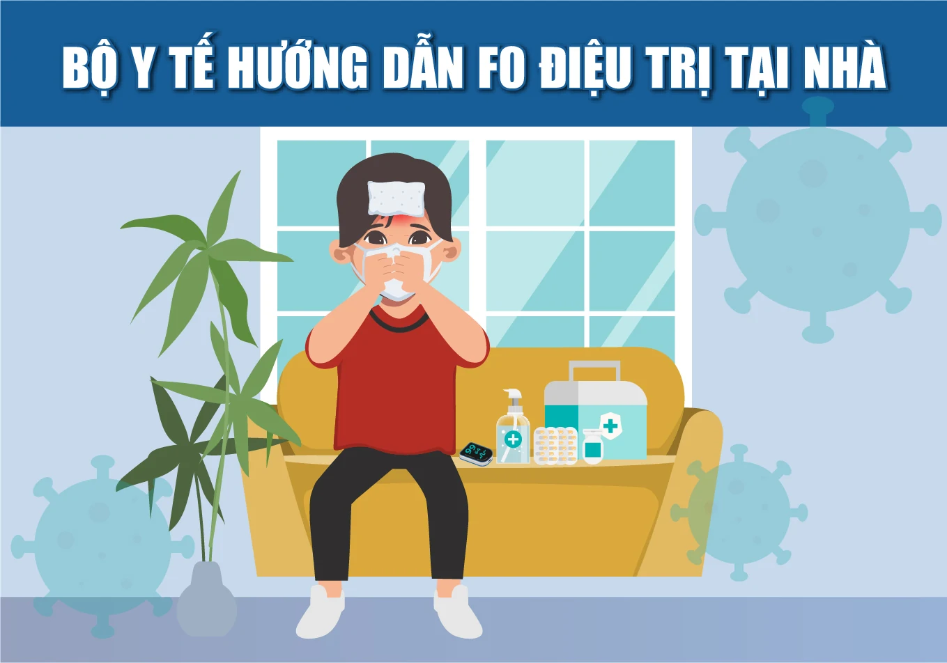 [Infographic] - Hướng dẫn quản lý người mắc COVID-19 tại nhà