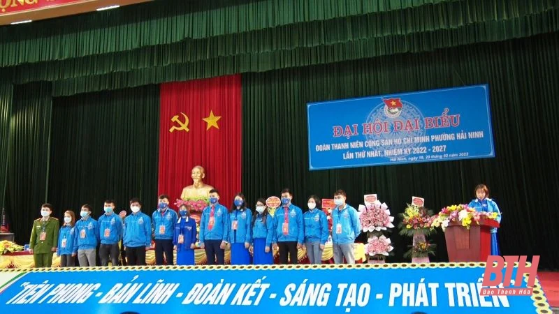 Đại hội điểm Đoàn phường Hải Ninh nhiệm kỳ 2022-2027