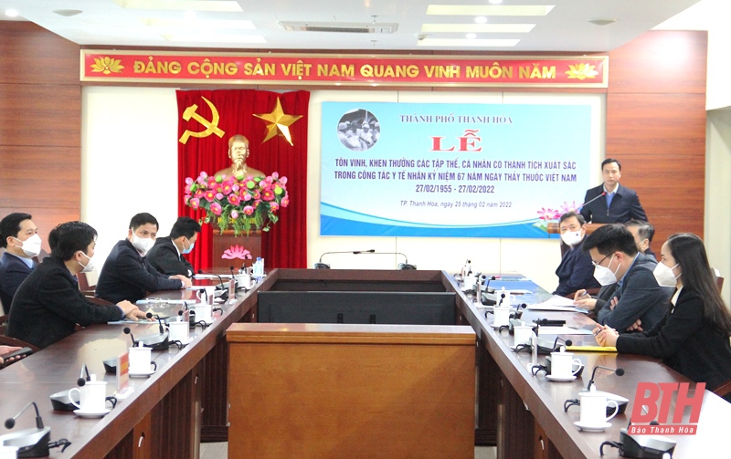 TP Thanh Hóa tôn vinh, khen thưởng tập thể, cá nhân có thành tích xuất sắc trong công tác y tế