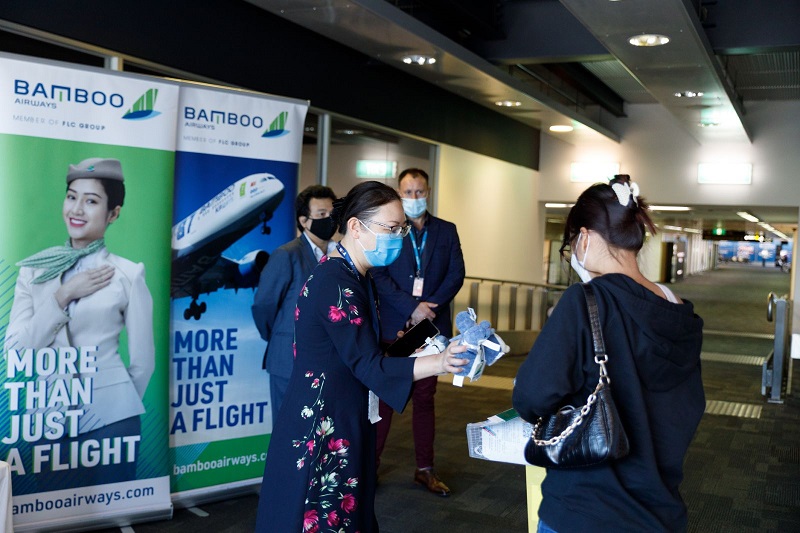 Bamboo Airways đón các chuyến bay thẳng Việt - Úc đầu tiên