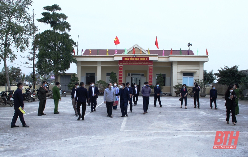 Thẩm định TP Sầm Sơn hoàn thành nhiệm vụ xây dựng nông thôn mới