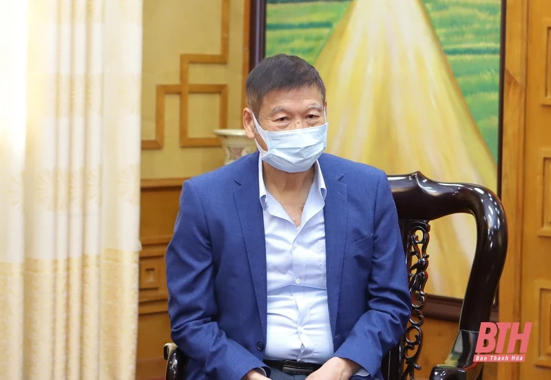 Bí thư Tỉnh ủy Đỗ Trọng Hưng tiếp, làm việc với Chủ tịch Tập đoàn Hoa Lợi