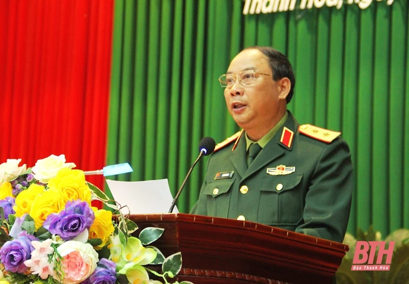 Bộ Chỉ huy Quân sự tỉnh Thanh Hoá quán triệt Mệnh lệnh huấn luyện chiến đấu năm 2022 và đón nhận Cờ thi đua của Chính phủ
