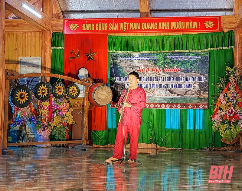Phục dựng, bảo tồn giá trị văn hóa truyền thống dân tộc Thái tại Lang Chánh