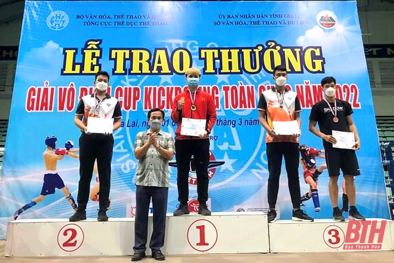 VĐV Thanh Hóa thi đấu xuất sắc tại Giải vô địch Cúp kick boxing toàn quốc